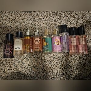 9 Mini body sprays